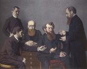 Felix Vallotton The Five Painters painting
